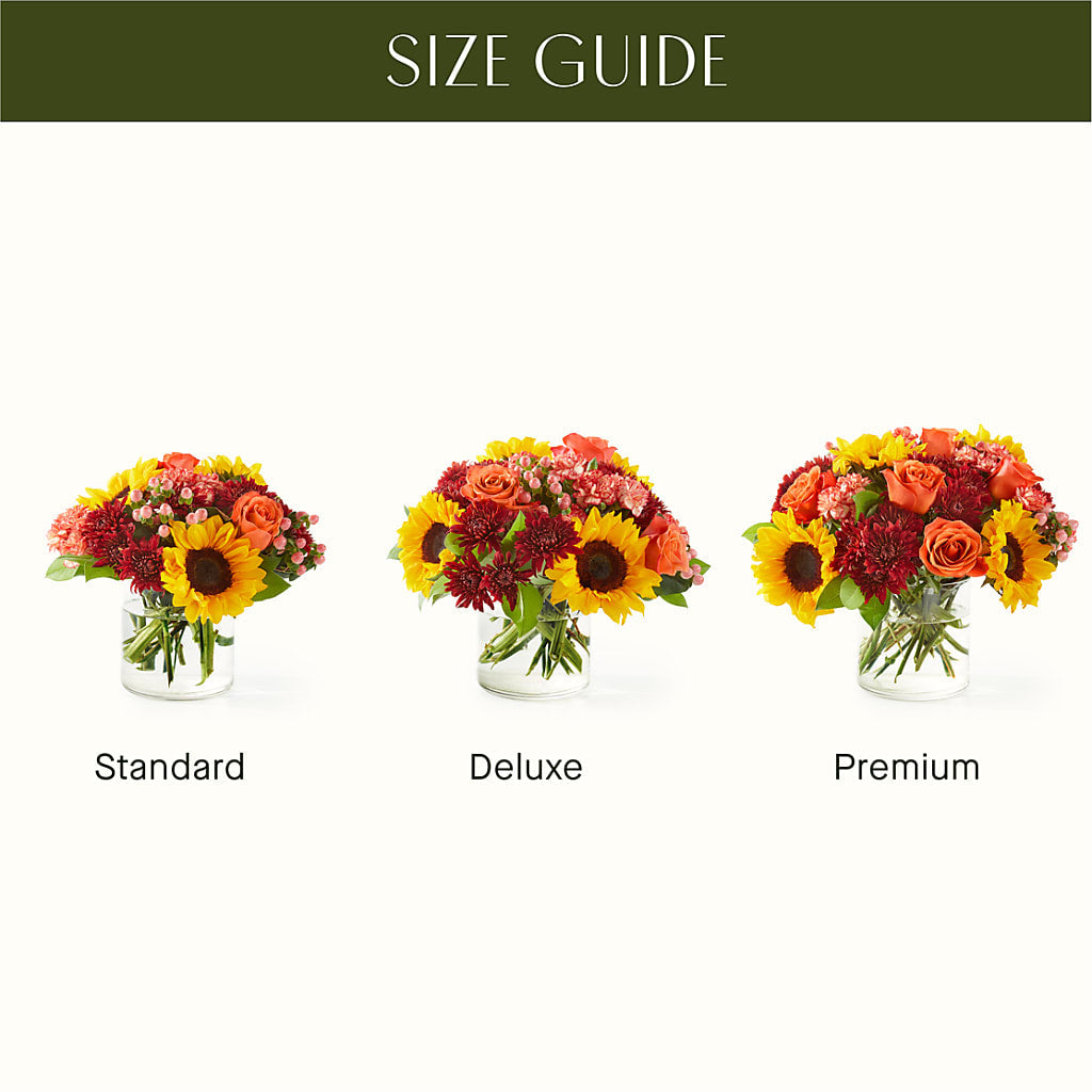 September Sunset Bouquet –  Dejavu Florist And Balloons, Durham NC
