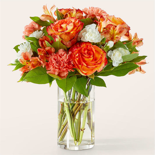 Apricot Glow Bouquet –  Dejavu Florist And Balloons, Durham NC