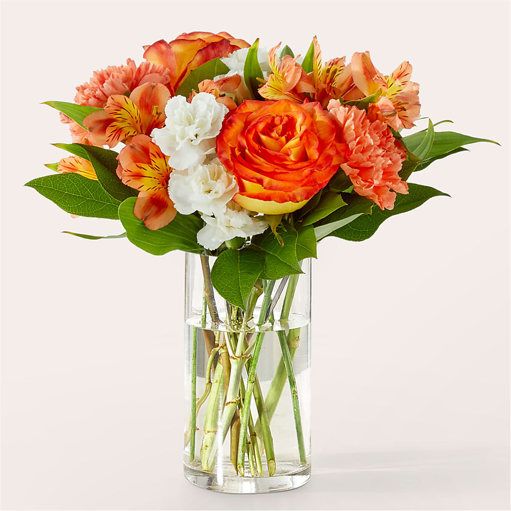 Apricot Glow Bouquet –  Dejavu Florist And Balloons, Durham NC