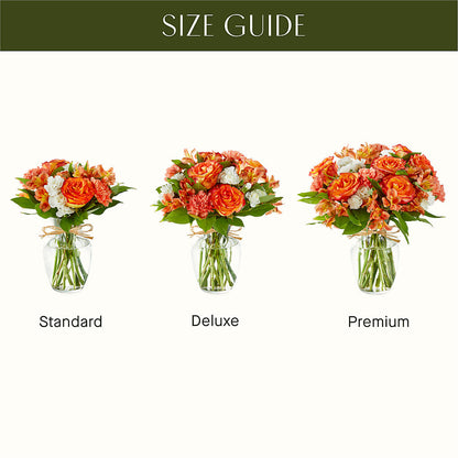 Apricot Glow Bouquet –  Dejavu Florist And Balloons, Durham NC