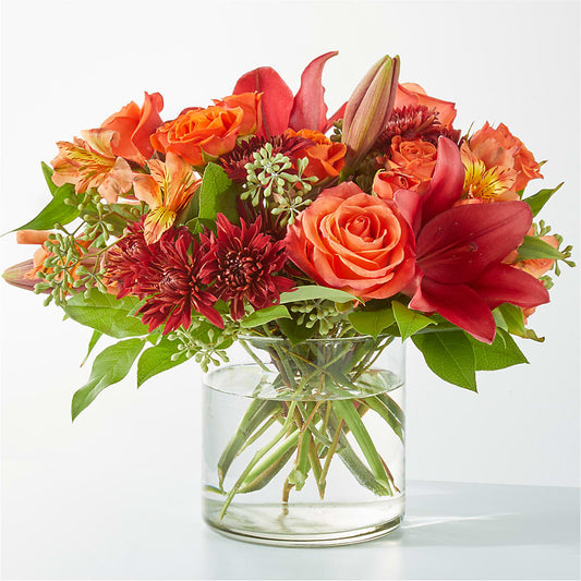 Crimson Leaves Bouquet –  Dejavu Florist And Balloons, Durham NC
