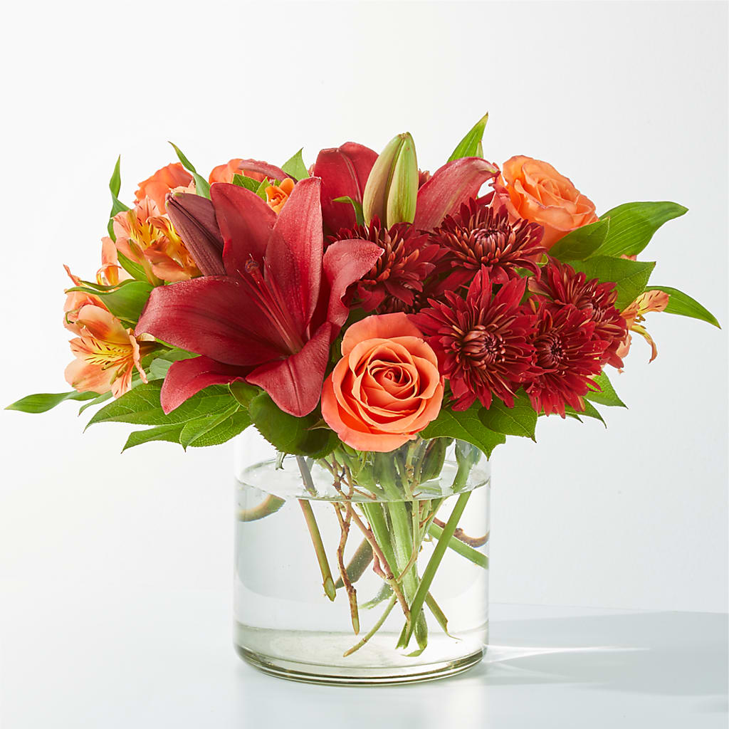 Crimson Leaves Bouquet –  Dejavu Florist And Balloons, Durham NC