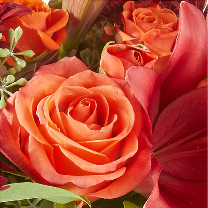 Crimson Leaves Bouquet –  Dejavu Florist And Balloons, Durham NC
