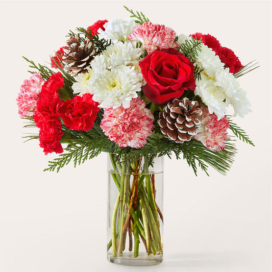 Candy Cane Lane Bouquet –  Dejavu Florist And Balloons, Durham NC