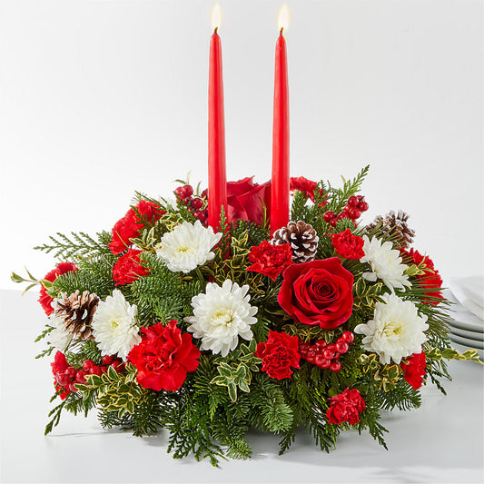 Holiday Soiree Centerpiece –  Dejavu Florist And Balloons, Durham NC