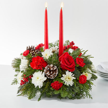 Holiday Soiree Centerpiece –  Dejavu Florist And Balloons, Durham NC