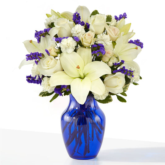 Sapphire Rush Bouquet –  Dejavu Florist And Balloons, Durham NC