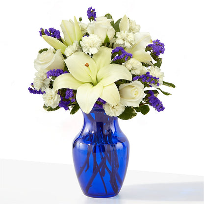 Sapphire Rush Bouquet –  Dejavu Florist And Balloons, Durham NC
