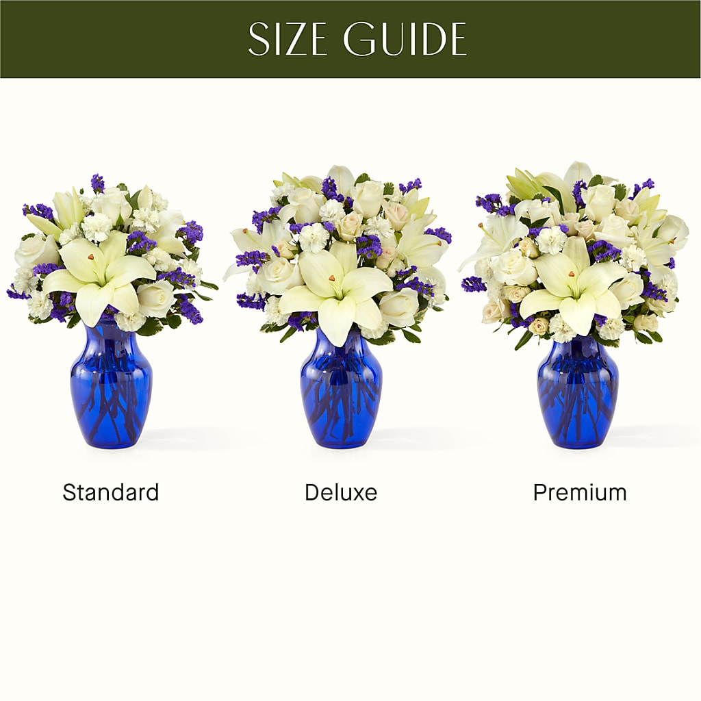 Sapphire Rush Bouquet –  Dejavu Florist And Balloons, Durham NC