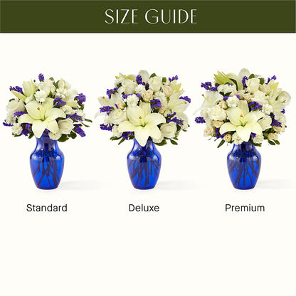 Sapphire Rush Bouquet –  Dejavu Florist And Balloons, Durham NC