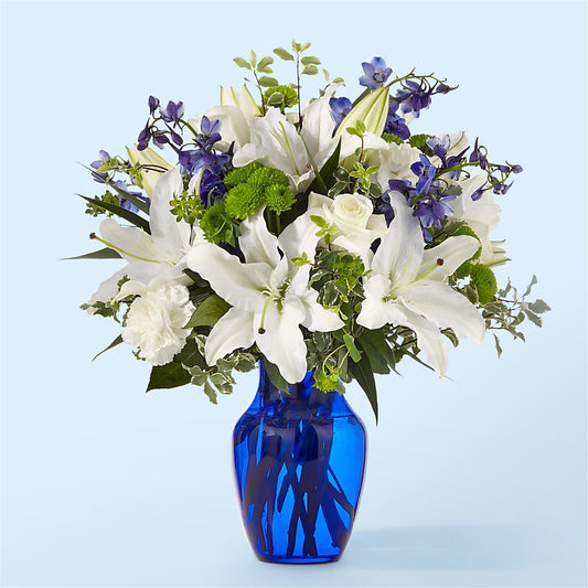 Santorini Bouquet –  Dejavu Florist And Balloons, Durham NC