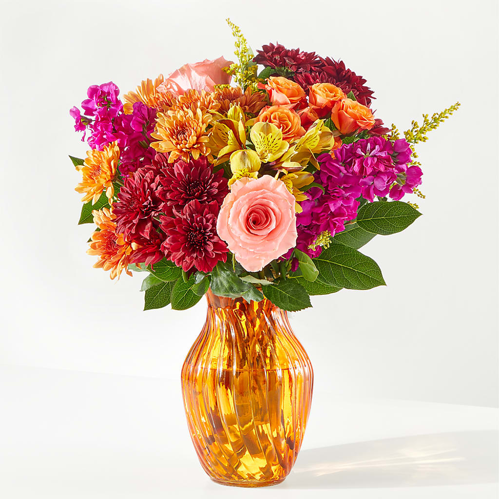 Amber Muse Bouquet –  Dejavu Florist And Balloons, Durham NC