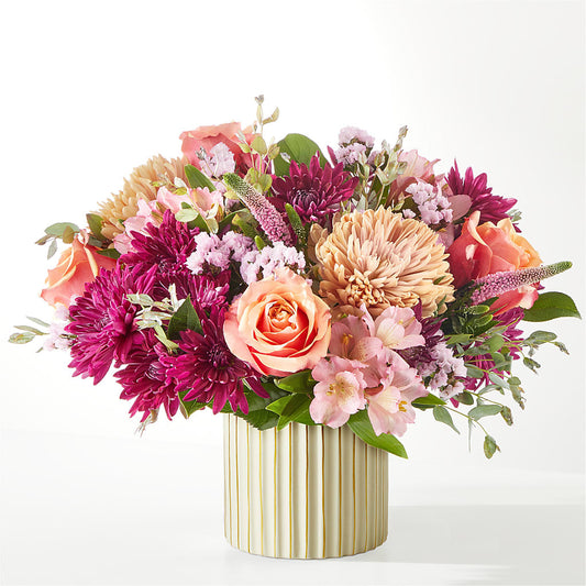 Berry Cobbler Bouquet with Ivory Vase –  Dejavu Florist And Balloons, Durham NC