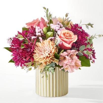Berry Cobbler Bouquet with Ivory Vase –  Dejavu Florist And Balloons, Durham NC