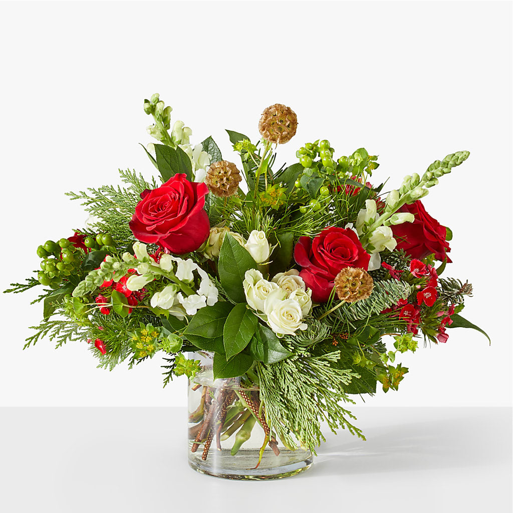 Deck the Halls Bouquet –  Dejavu Florist And Balloons, Durham NC