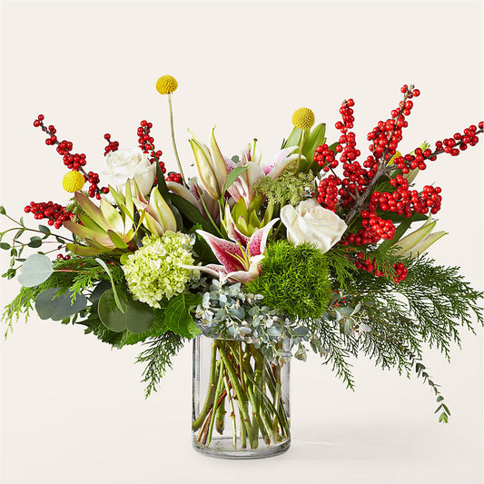 Berry & Bright Bouquet –  Dejavu Florist And Balloons, Durham NC