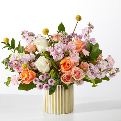 French Market Bouquet with Ivory Vase –  Dejavu Florist And Balloons, Durham NC