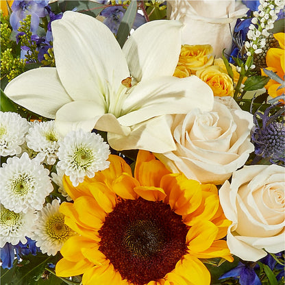 Wonderfully Sunny Bouquet –  Dejavu Florist And Balloons, Durham NC
