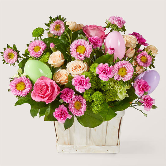 Get Eggcited Basket –  Dejavu Florist And Balloons, Durham NC