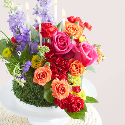 Best Year Yet Floral Cake –  Dejavu Florist And Balloons, Durham NC