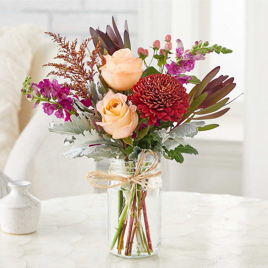 Moody Hues Bouquet –  Dejavu Florist And Balloons, Durham NC