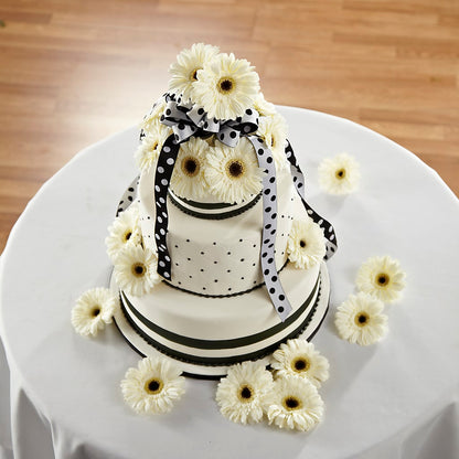 Simple Sophistication Cake Décor –  Dejavu Florist And Balloons, Durham NC