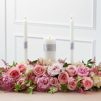 Worldwide Romance Unity Candle Arrangement –  Dejavu Florist And Balloons, Durham NC