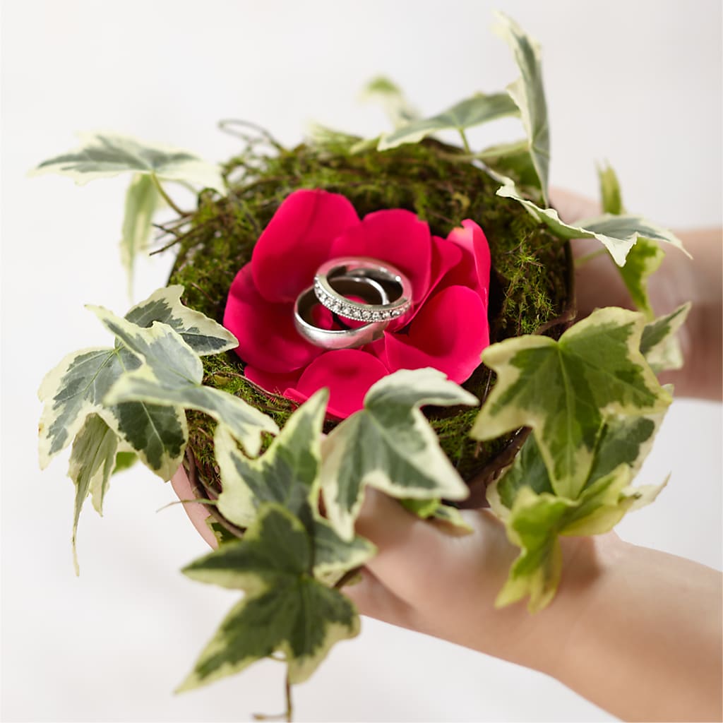 Lila Rose Ring Nest –  Dejavu Florist And Balloons, Durham NC
