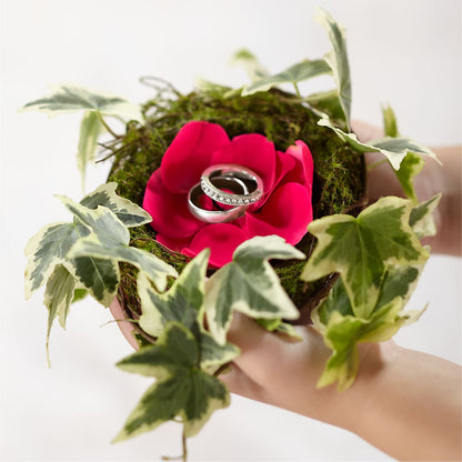 Lila Rose Ring Nest –  Dejavu Florist And Balloons, Durham NC