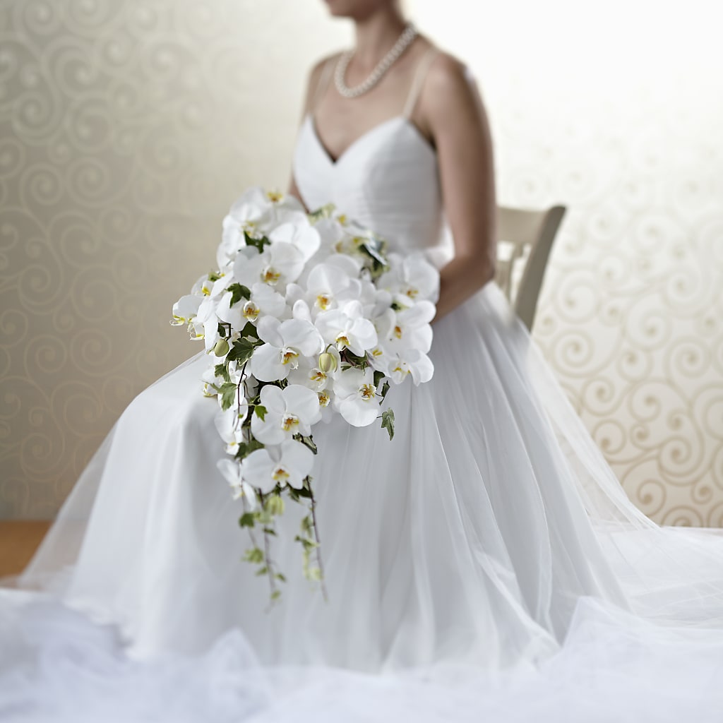 Classic White Bouquet –  Dejavu Florist And Balloons, Durham NC