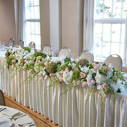 State of Joy Head Table Arrangement –  Dejavu Florist And Balloons, Durham NC
