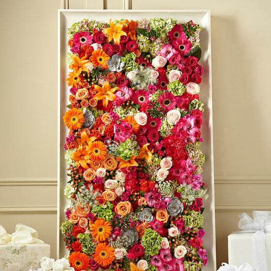 Fresh Picked Floral Wall –  Dejavu Florist And Balloons, Durham NC