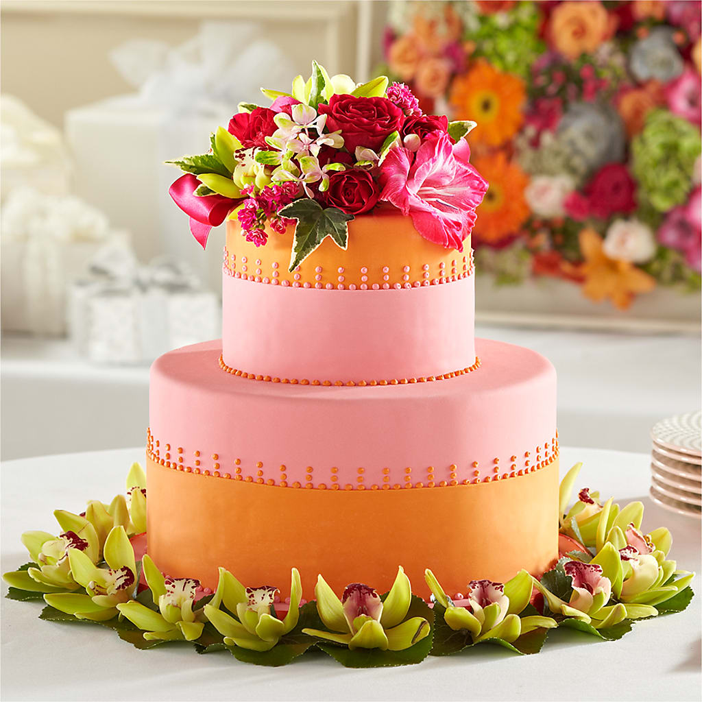 Sweet Citrus Cake Decor –  Dejavu Florist And Balloons, Durham NC