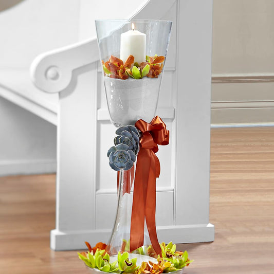Matrimony Pew Decor –  Dejavu Florist And Balloons, Durham NC
