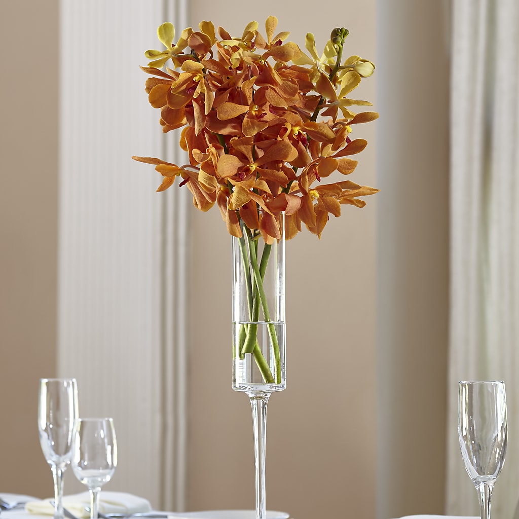 Orange Mokara Bouquet –  Dejavu Florist And Balloons, Durham NC