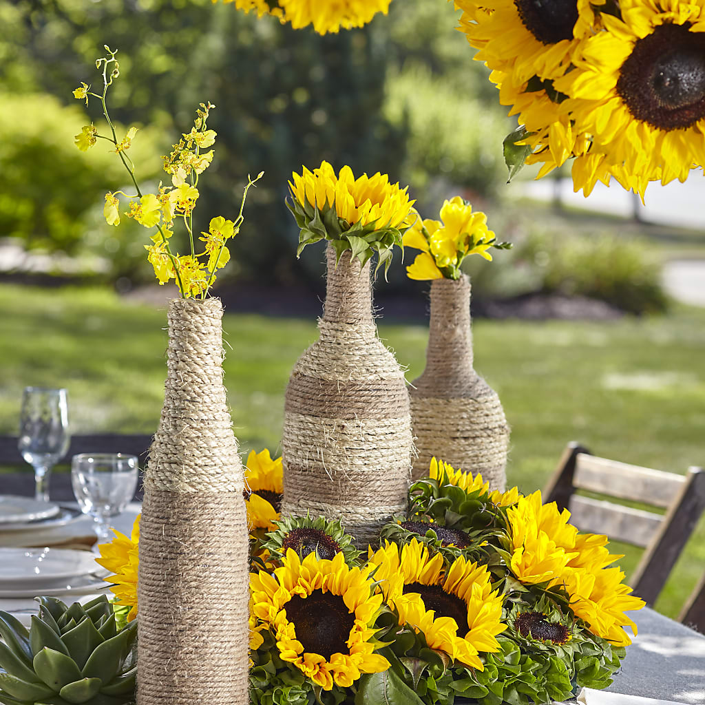 Sublime Garden Centerpiece –  Dejavu Florist And Balloons, Durham NC
