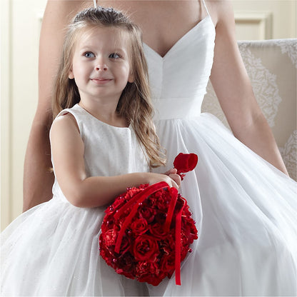 Pure at Heart Flower Girl Arrangement –  Dejavu Florist And Balloons, Durham NC