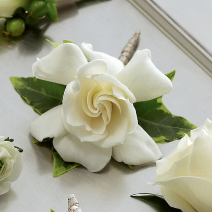Gardenia Boutonniere –  Dejavu Florist And Balloons, Durham NC