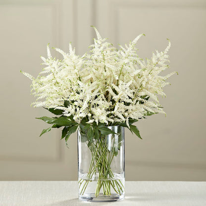 White Astilbe Bouquet –  Dejavu Florist And Balloons, Durham NC
